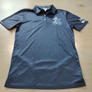 Primal Cycling Jersey Mens XS Team Waldo X-Ray Skeleton Polo Style Bike